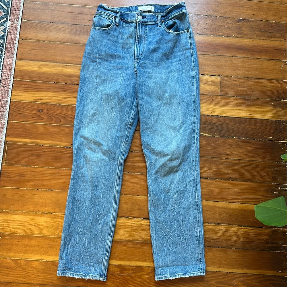Abercrombie 90s straight ultra high rise